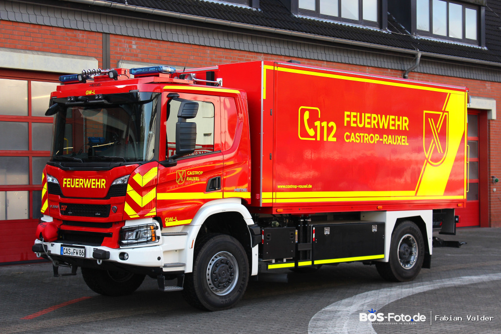 Neuer GW-L für die Feuerwehr Castrop-Rauxel im neuen Corporate Design